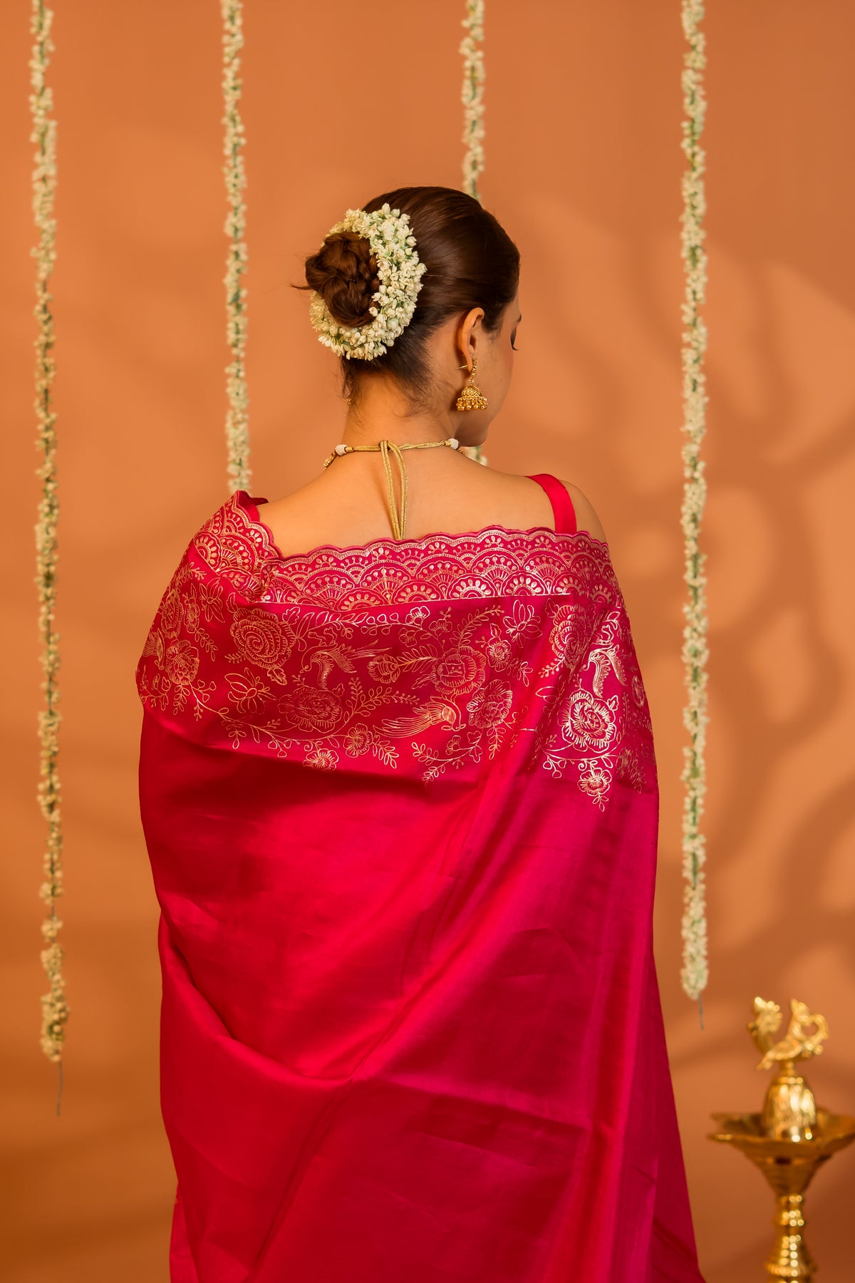 KOSA TASSAR EMBRIODARY SAREE