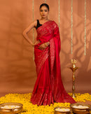 KOSA TASSAR EMBRIODARY SAREE