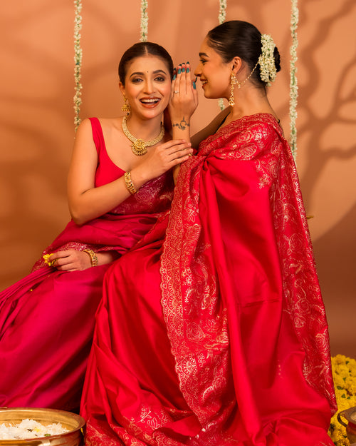 KOSA TASSAR EMBRIODARY SAREE