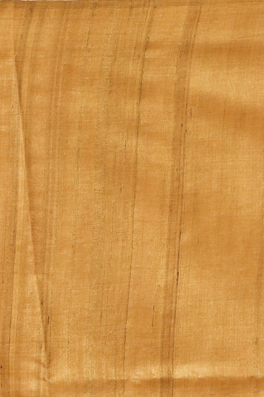 Handwoven Tassar Block Print Saree