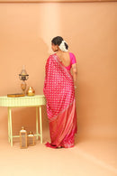 Handwoven Tassar Block Print Saree