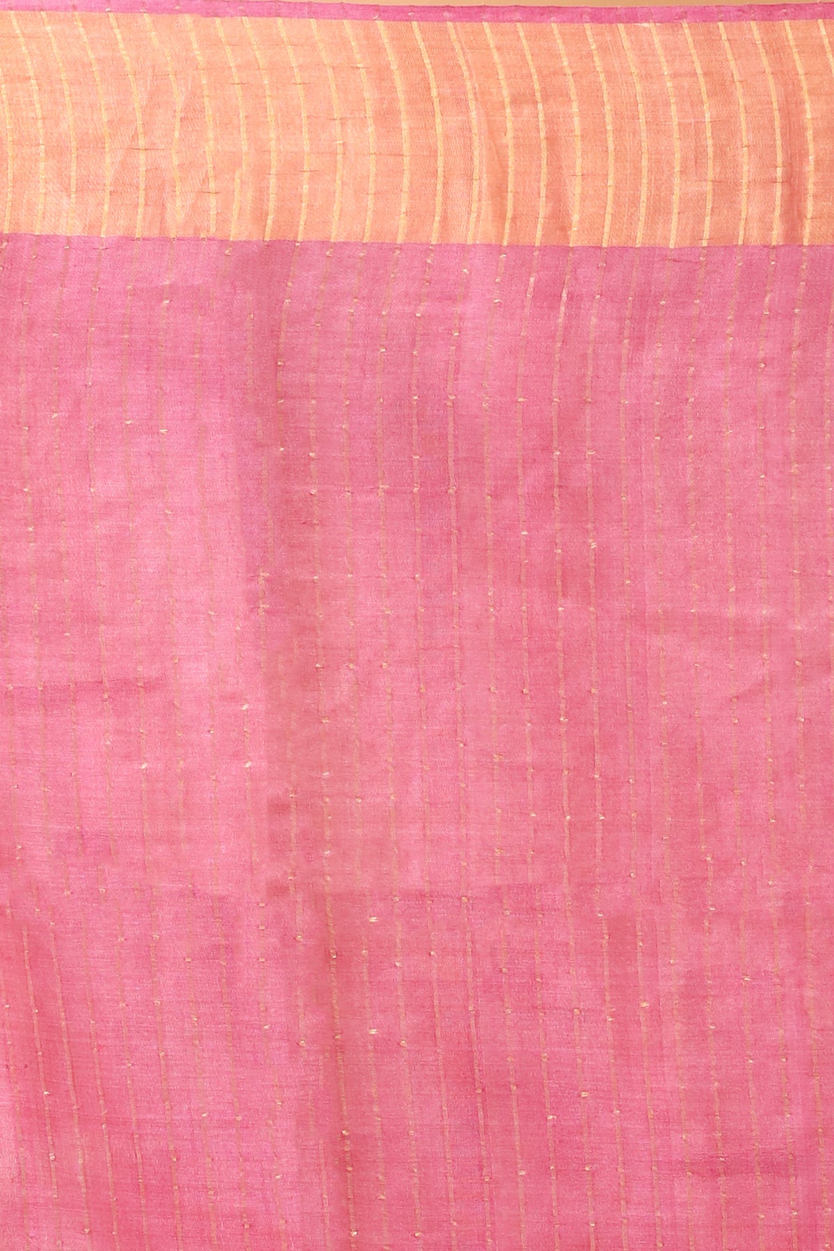 Handwoven Tassar Block Print Saree