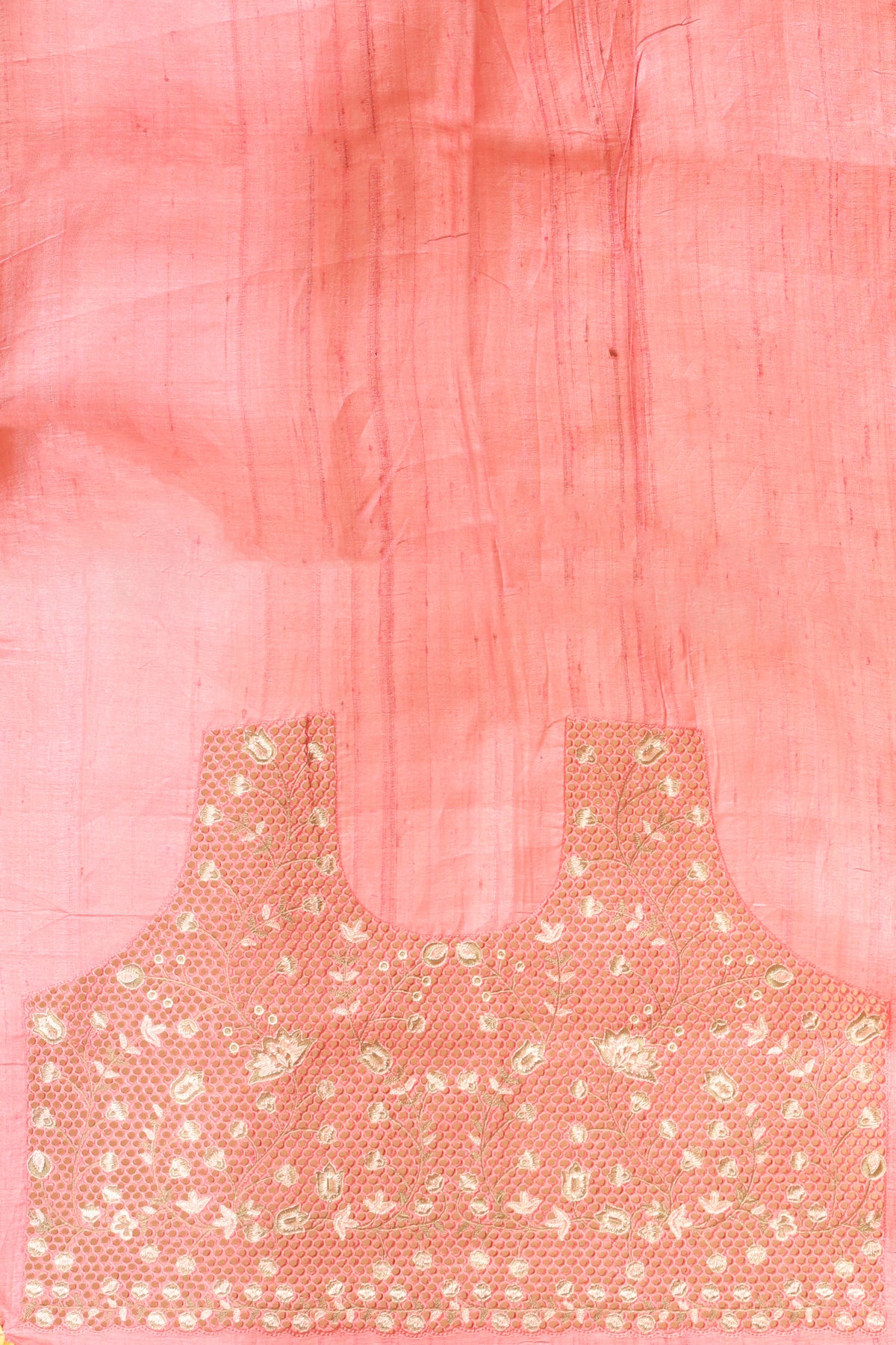 Handmade Tassar Embroidery Saree