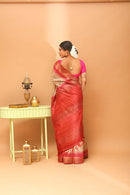 Handwoven Tassar Hand Paint Saree