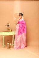 Handwoven Tassar Jala Saree